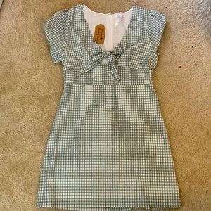 CUTE GINGHAM SUMMER DRESS